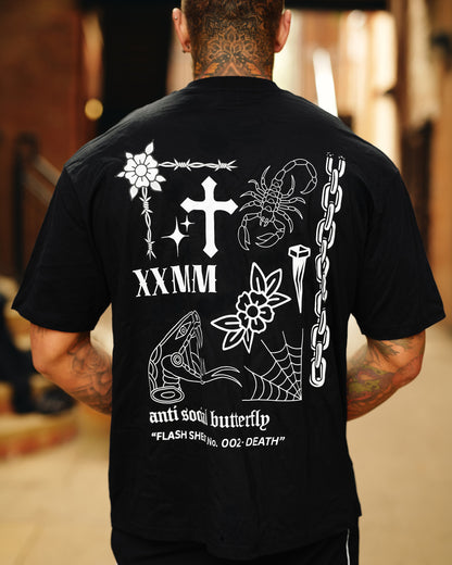 Flash Sheet Loose Drop Shoulder T-Shirt