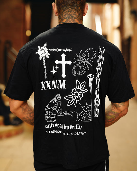 Flash Sheet Loose Drop Shoulder T-Shirt